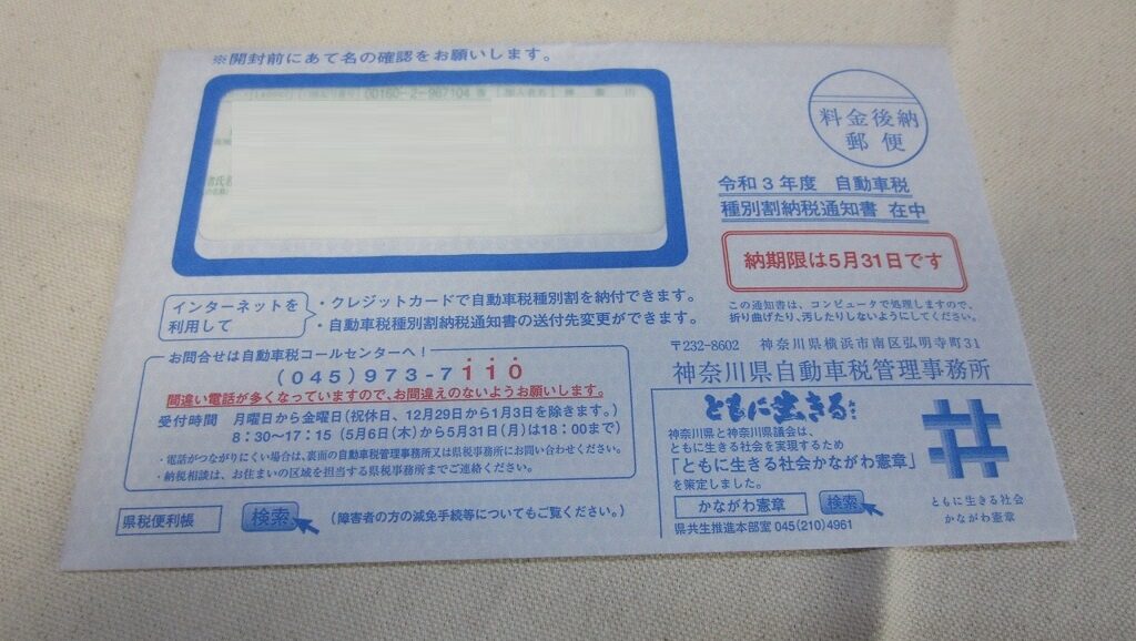 自動車税の支払いについて考える 21年版 Fp R16 Com